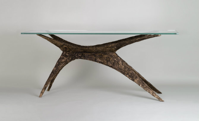 Polaris contemporary console table by Adam Williams Design
