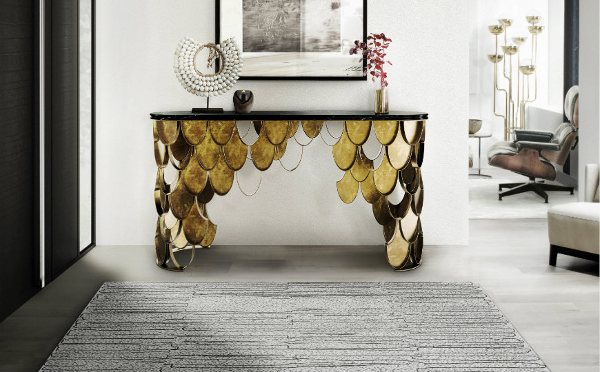 modern console table