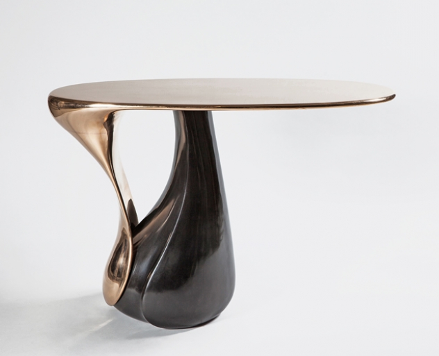leaf console table by eric schmitt