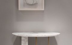 rounded console table